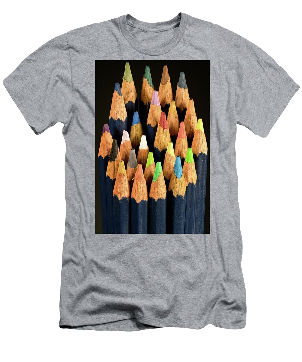 Colored T-Shirt featuring the photograph Colored Pencils by Steven Nelson