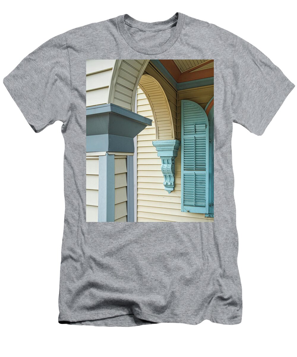 House T-Shirt featuring the photograph Colorful Victorian Architecture by Gary Slawsky