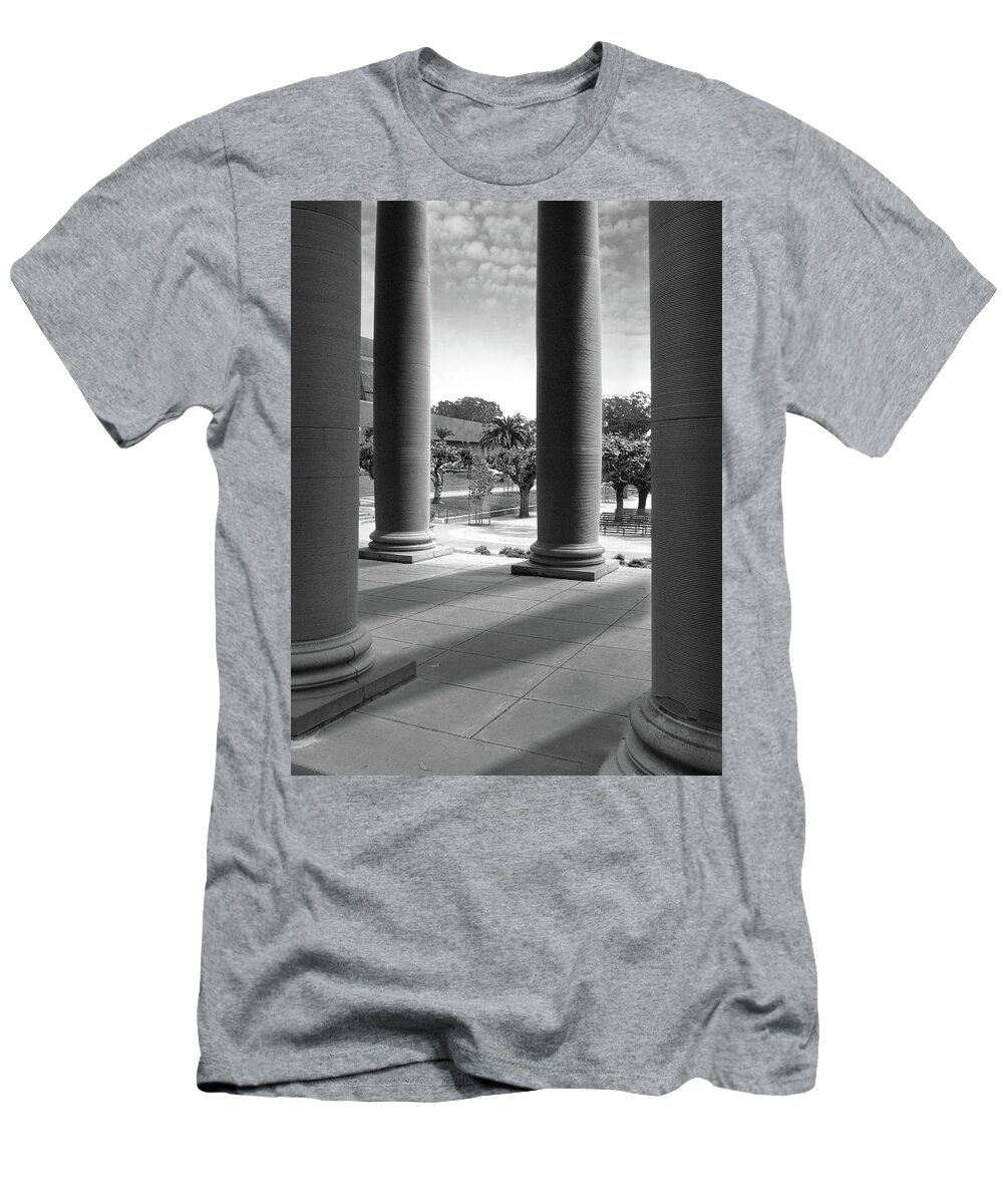 Columns T-Shirt featuring the photograph Columns 6 by Mike McGlothlen