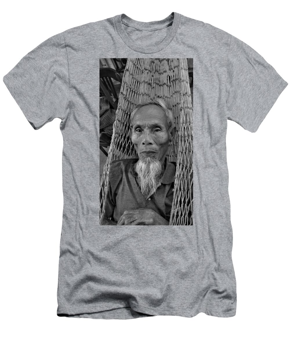 Beard T-Shirt featuring the photograph Confucius beard by Robert Bociaga