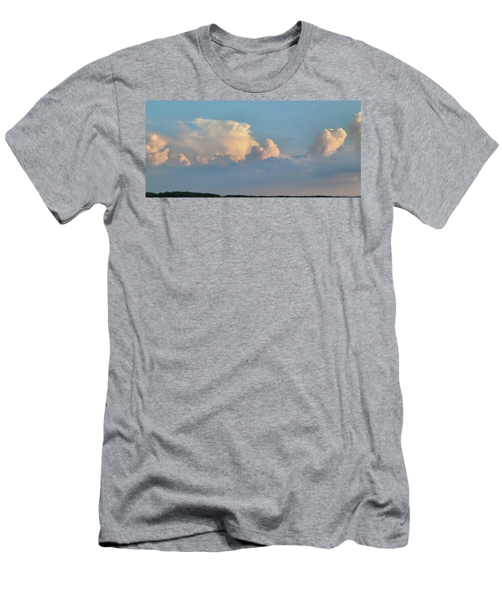 Weather T-Shirt featuring the photograph Convection Before Sunset by Ally White