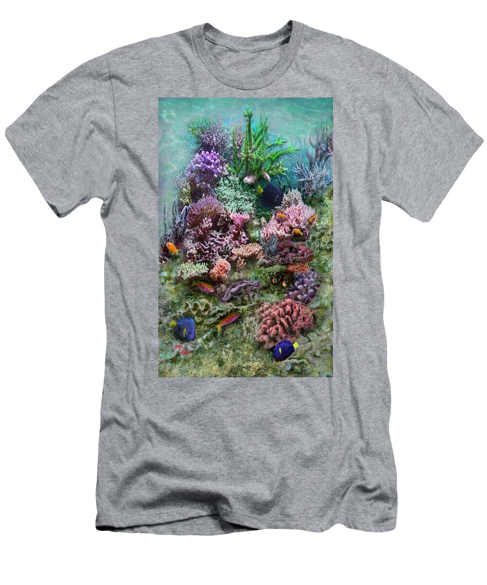 Coral T-Shirt featuring the digital art Coral Reef by Marilyn Cullingford