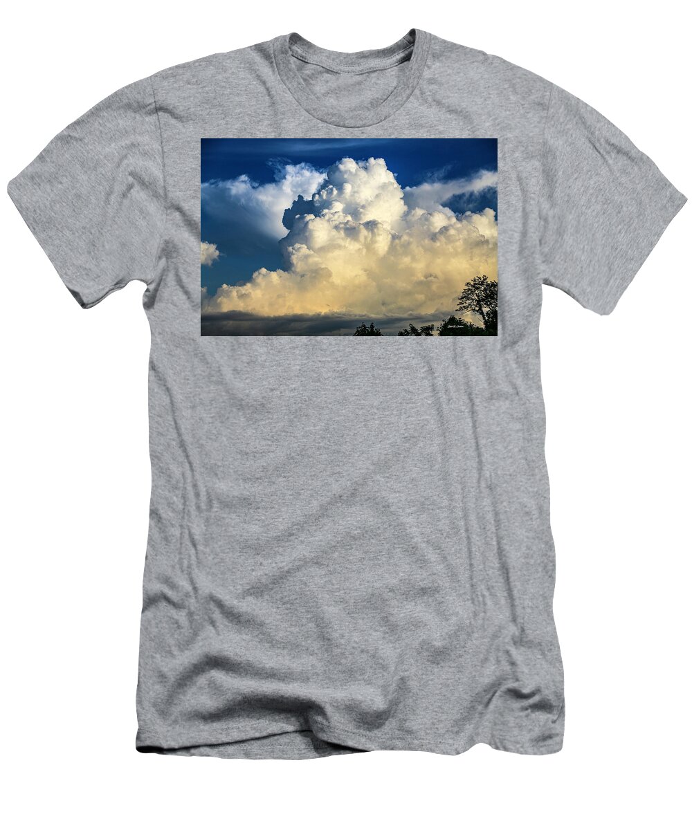Clouds T-Shirt featuring the photograph Cotton Candy Sky by Dale R Carlson