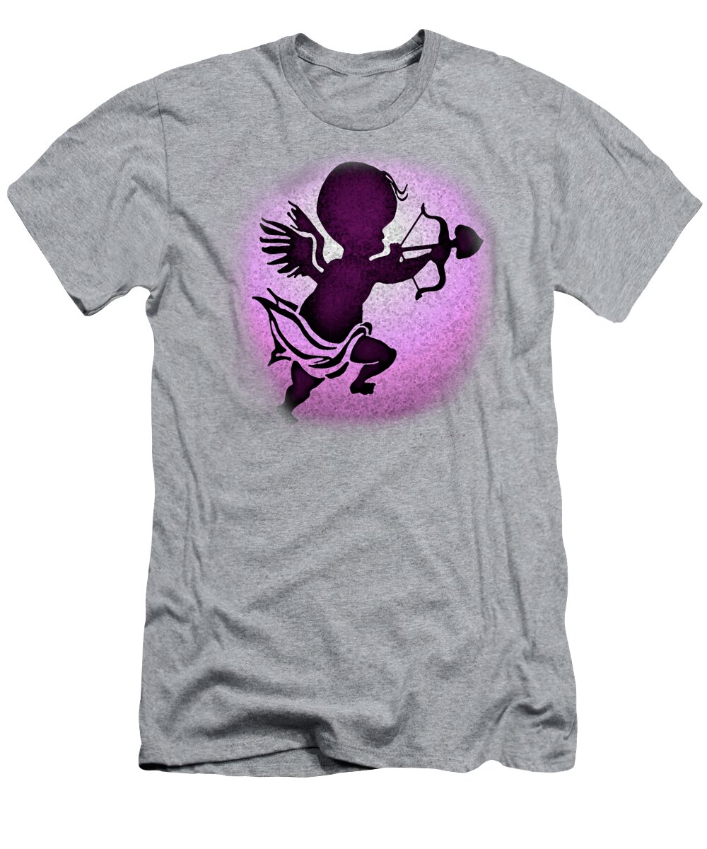 Cupid T-Shirt featuring the digital art Cupid by Kevin Middleton