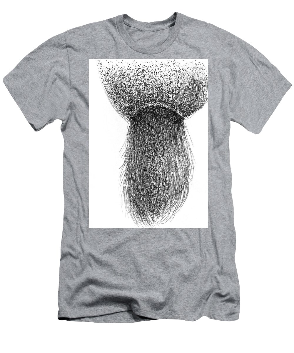 Steams T-Shirt featuring the drawing Deluge by Franci Hepburn