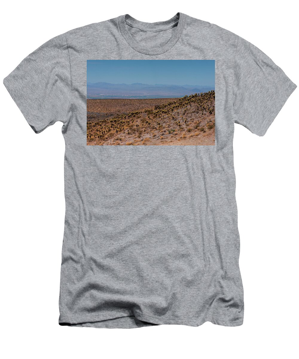 Arizona Desert T-Shirt featuring the photograph Desert Vista by Ray Devlin