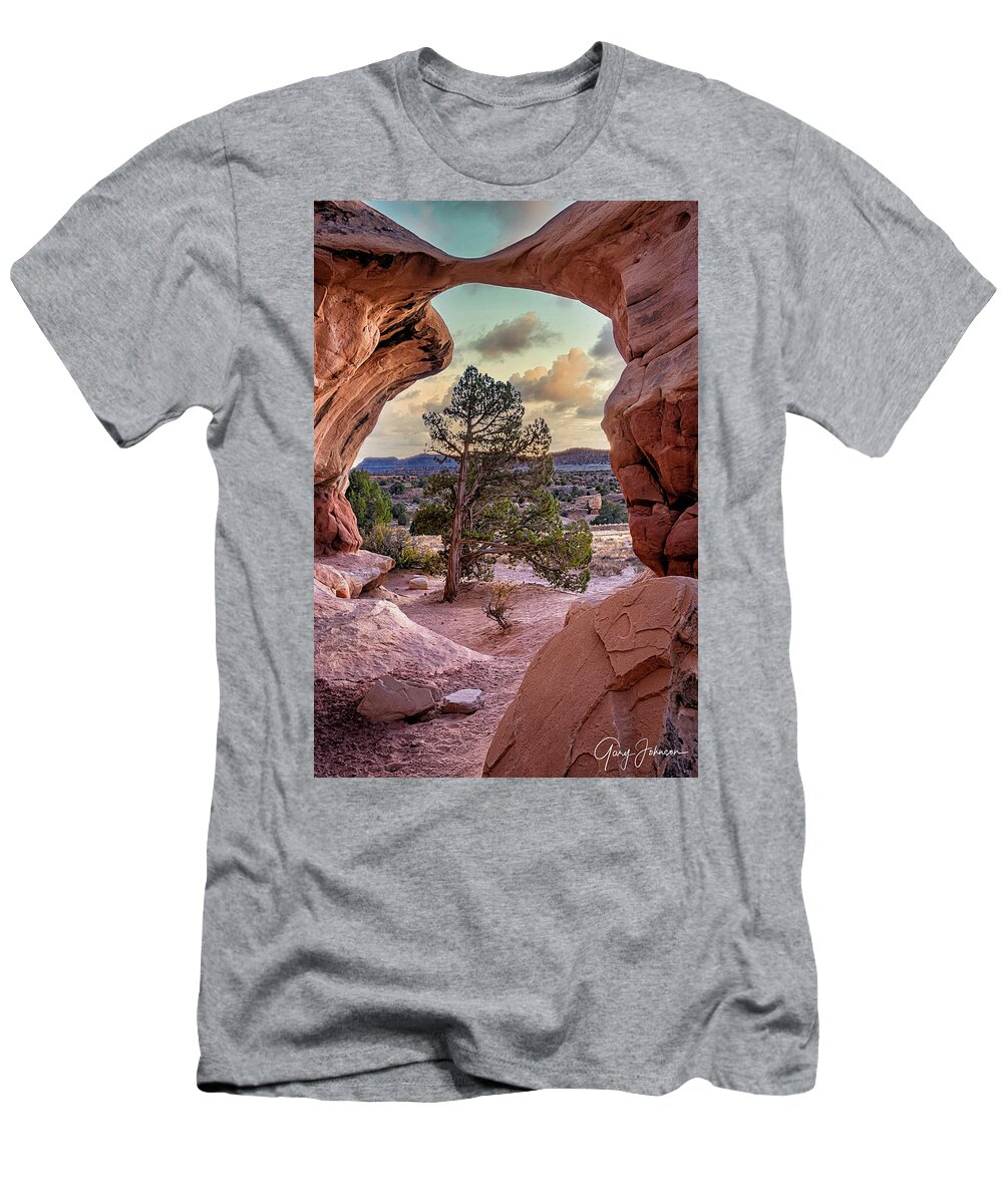 2020 Utah Trip T-Shirt featuring the photograph Devil's Garden Arch by Gary Johnson