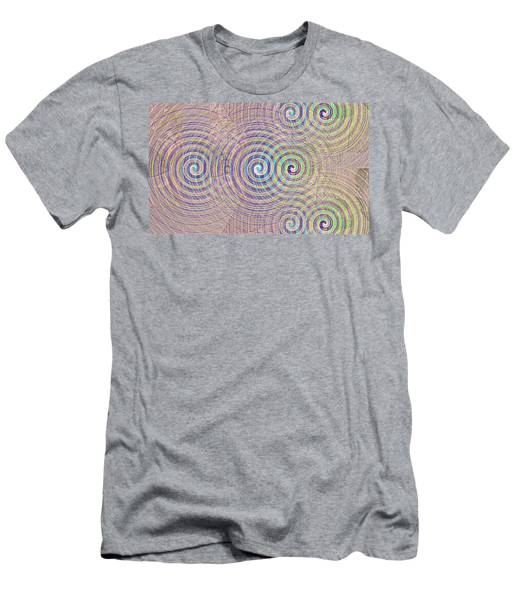 Swirl T-Shirt featuring the digital art Dialetical Motion by Andy Rhodes