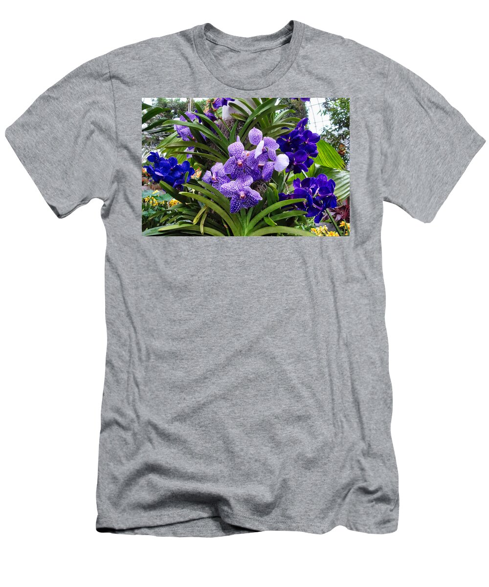 Flora T-Shirt featuring the photograph Different Shades of Violet by Russel Considine