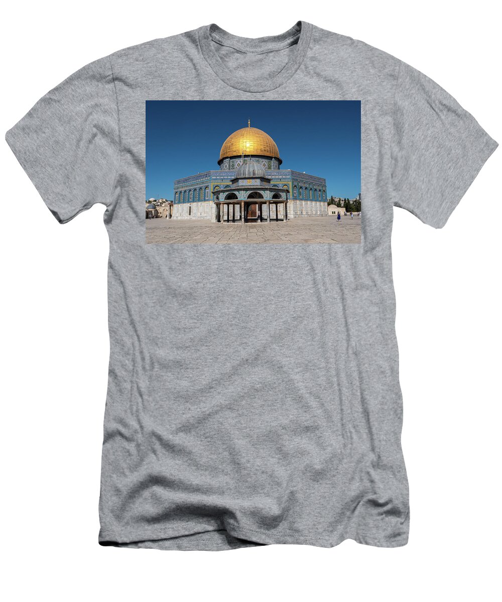 Religion T-Shirt featuring the photograph Dome of the Rock #1 by Steve Templeton