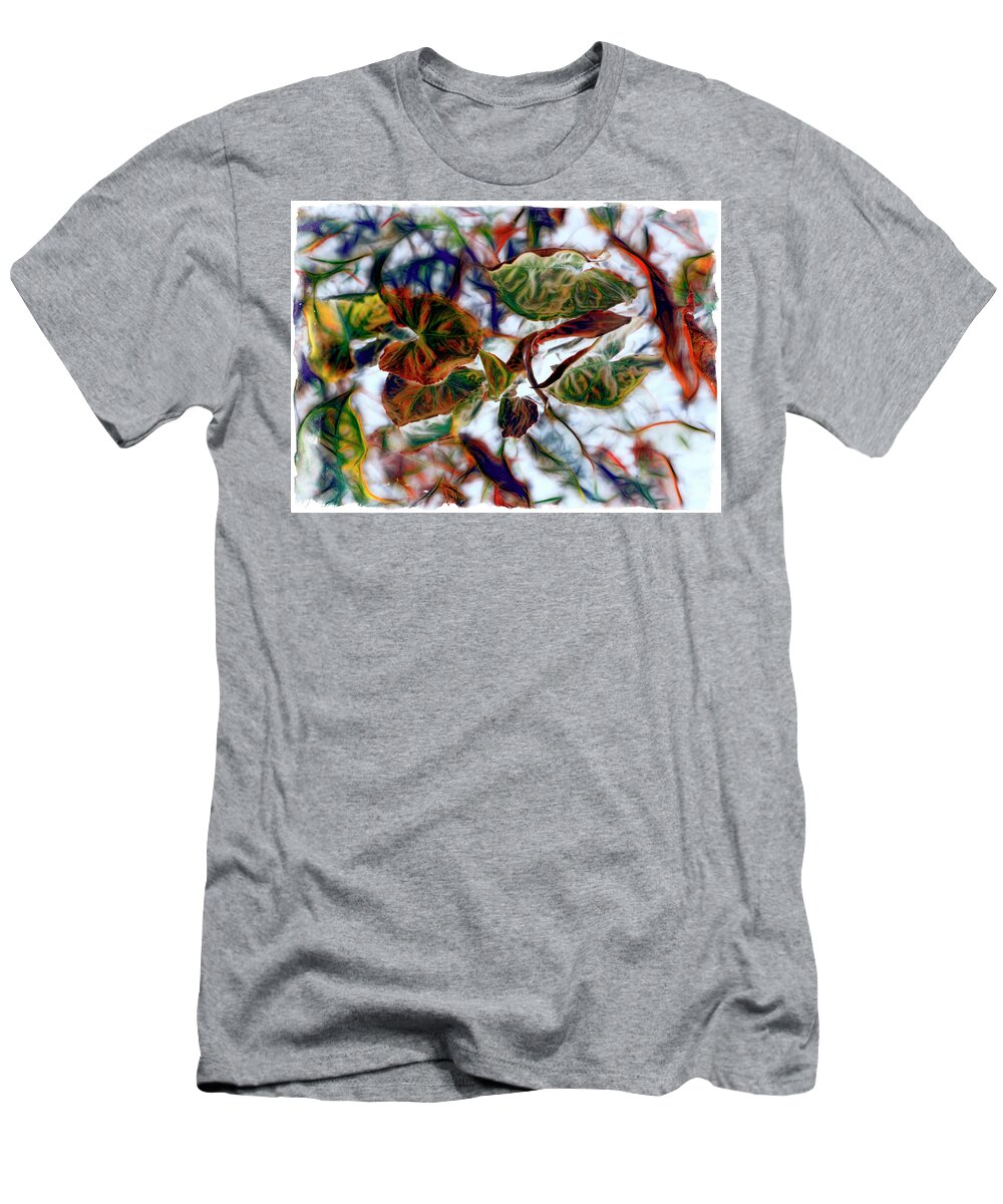 Abstract T-Shirt featuring the photograph Dream Of A Leaftime by Wayne Sherriff