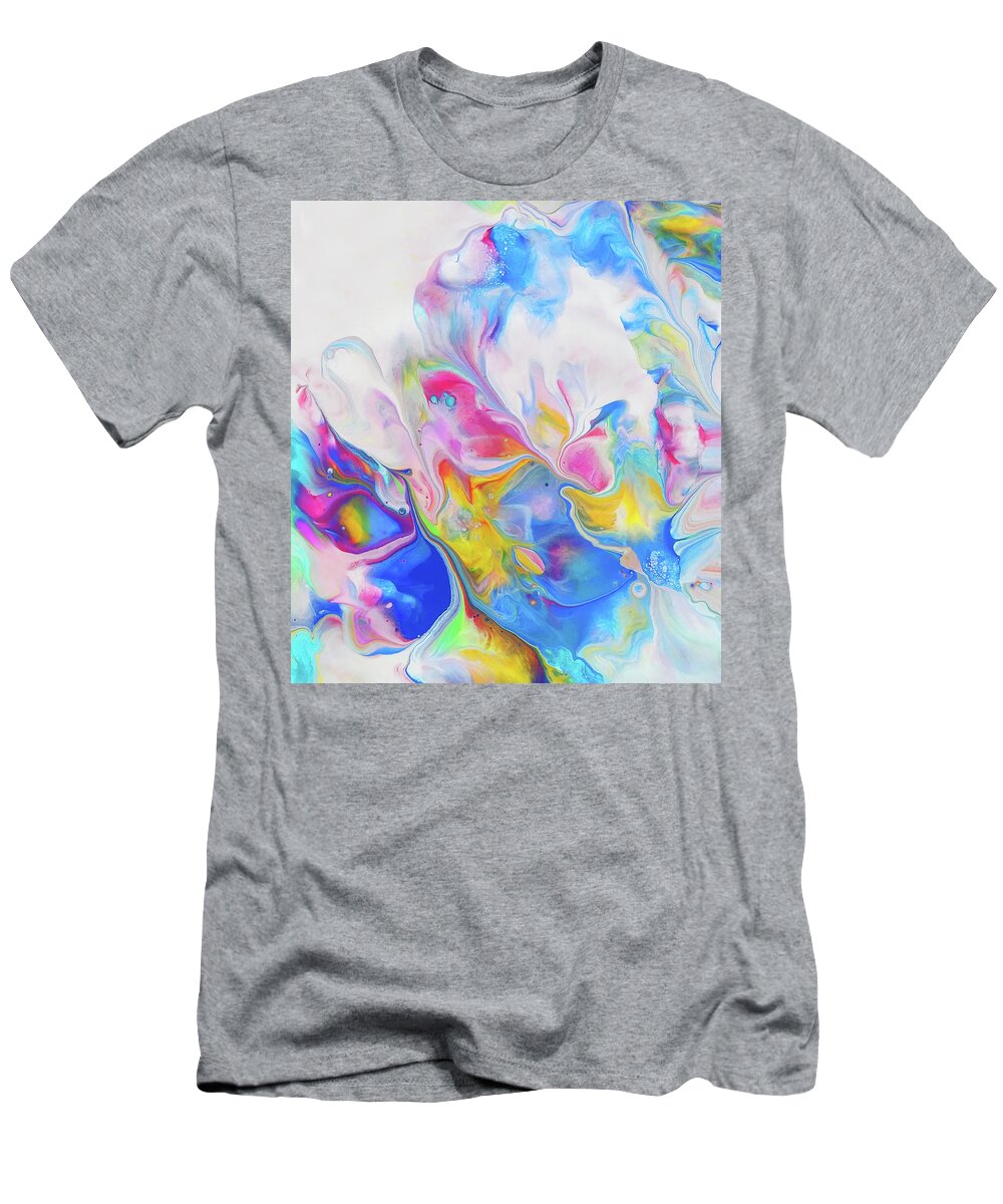 Colorful T-Shirt featuring the painting Dreams 3 by Deborah Erlandson