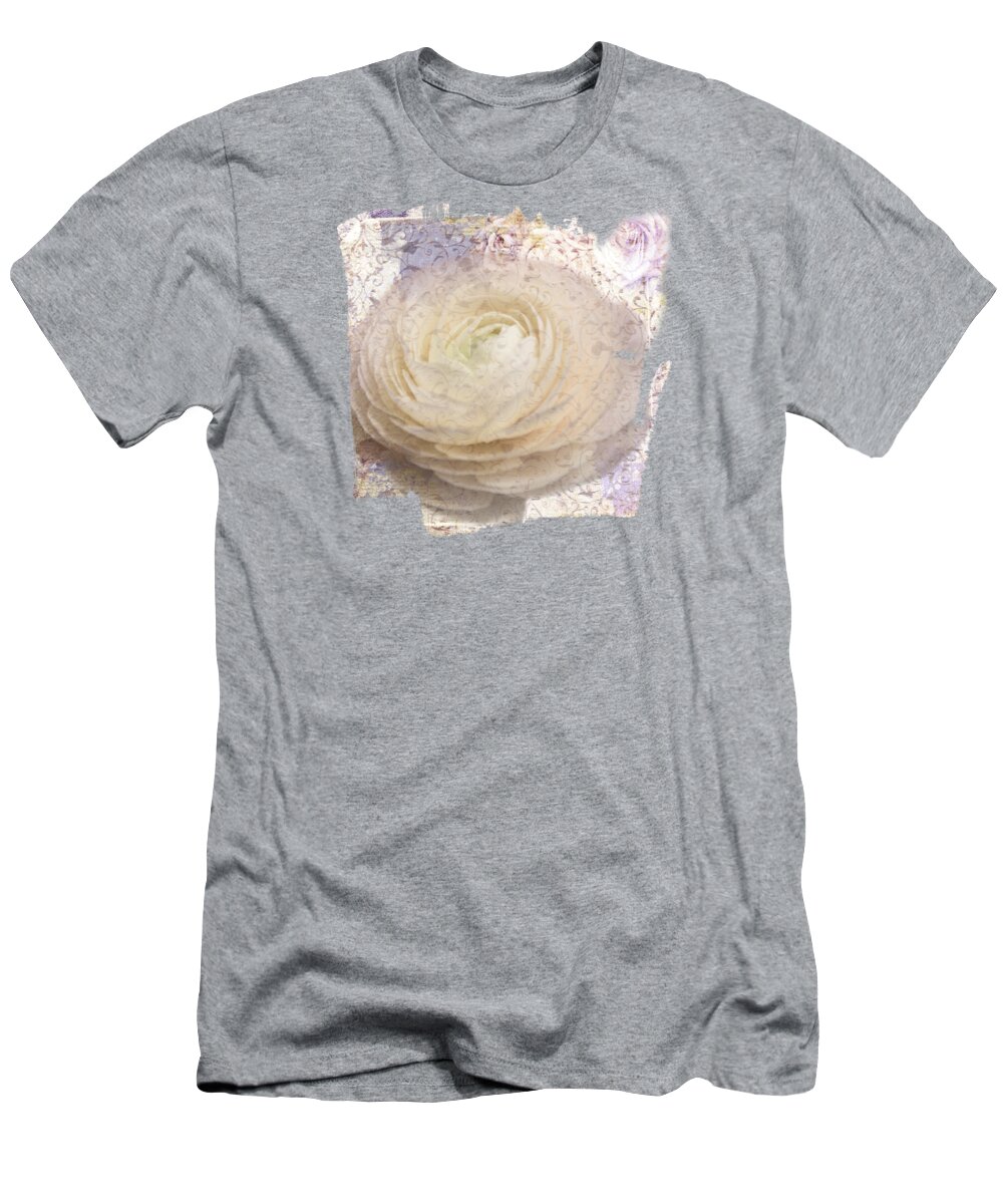 Ranunculus T-Shirt featuring the photograph Dreamy Ranunculus by Elisabeth Lucas