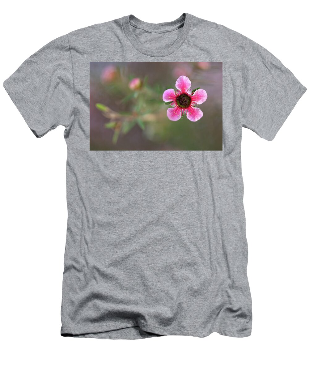 Macro T-Shirt featuring the photograph Early to Rise by Laura Macky