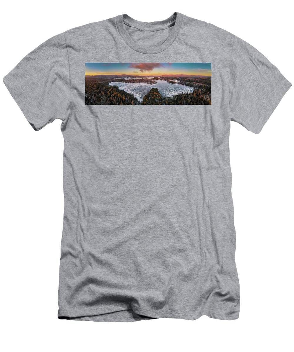 2020 T-Shirt featuring the photograph Early Winter At Spectacle Pond - Brighton, VT by John Rowe