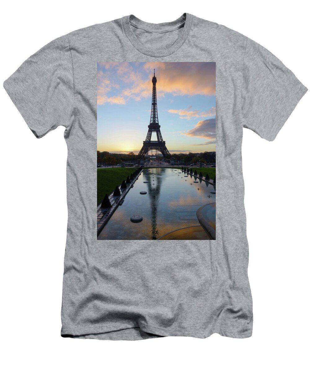 Eiffel Tower T-Shirt featuring the photograph Eiffel Tower by Mike Brown
