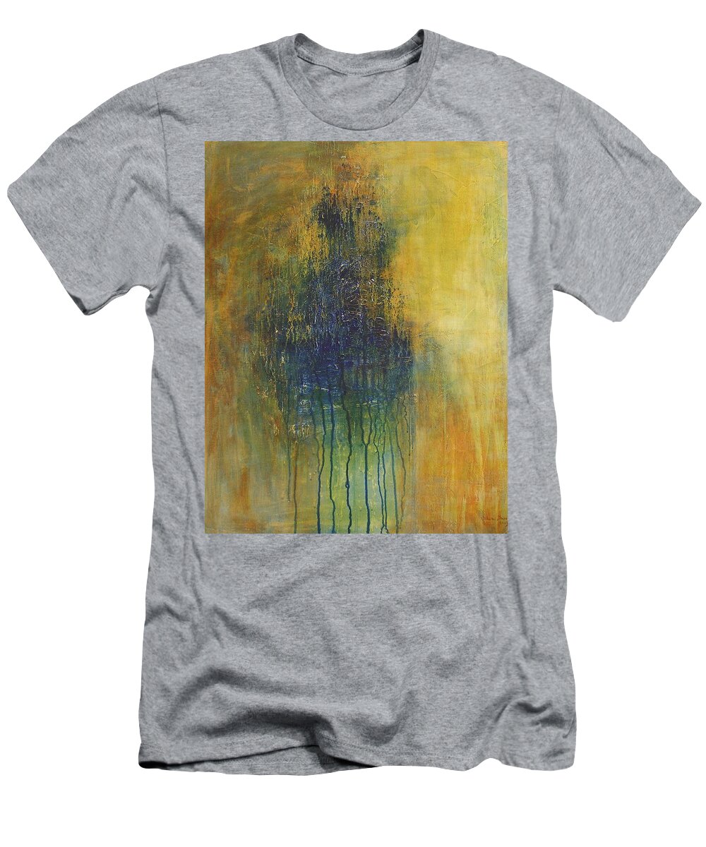  T-Shirt featuring the painting Entering by Valerie Greene