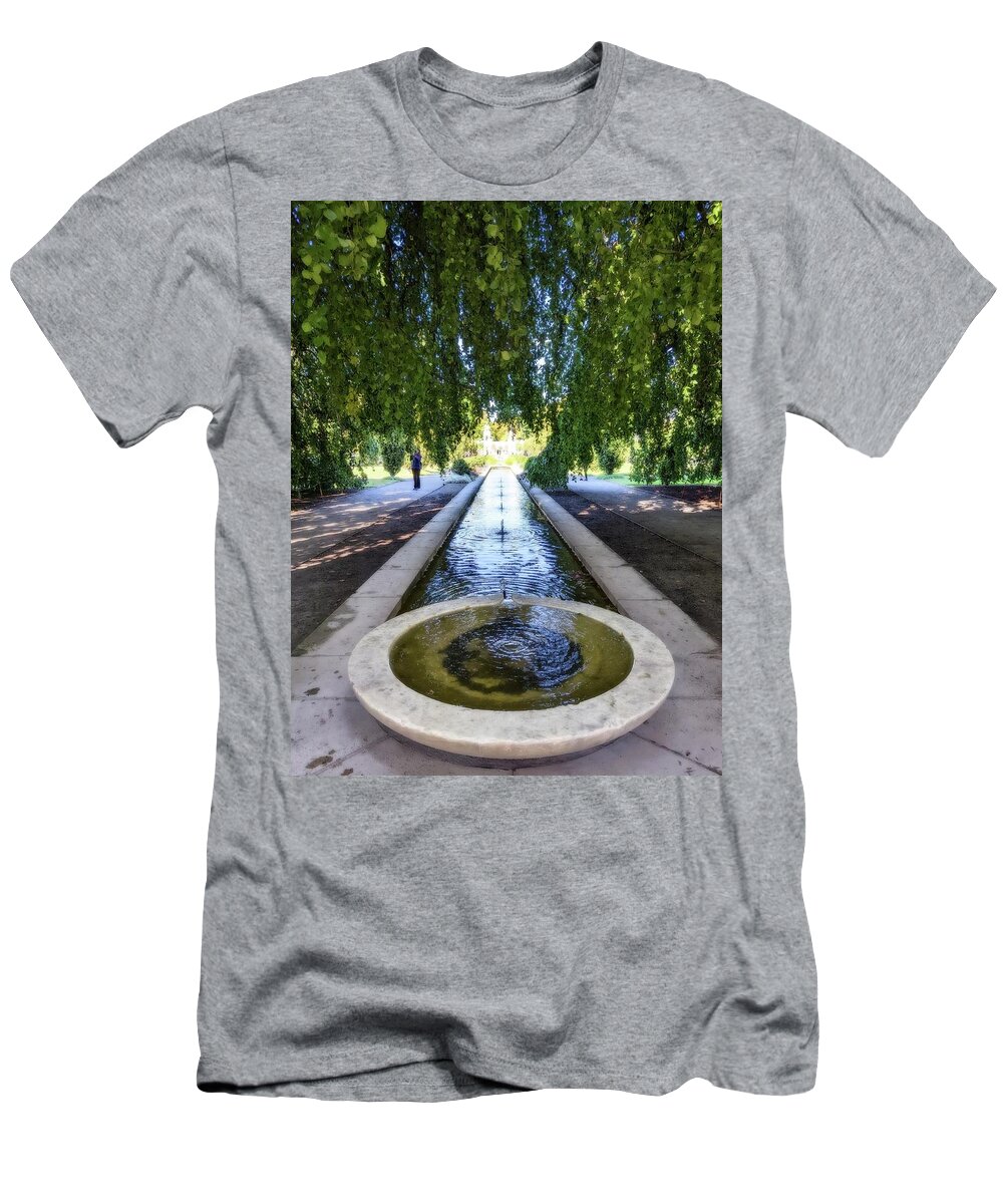 Garden T-Shirt featuring the photograph Entry to the Walled Garden by Annalisa Rivera-Franz