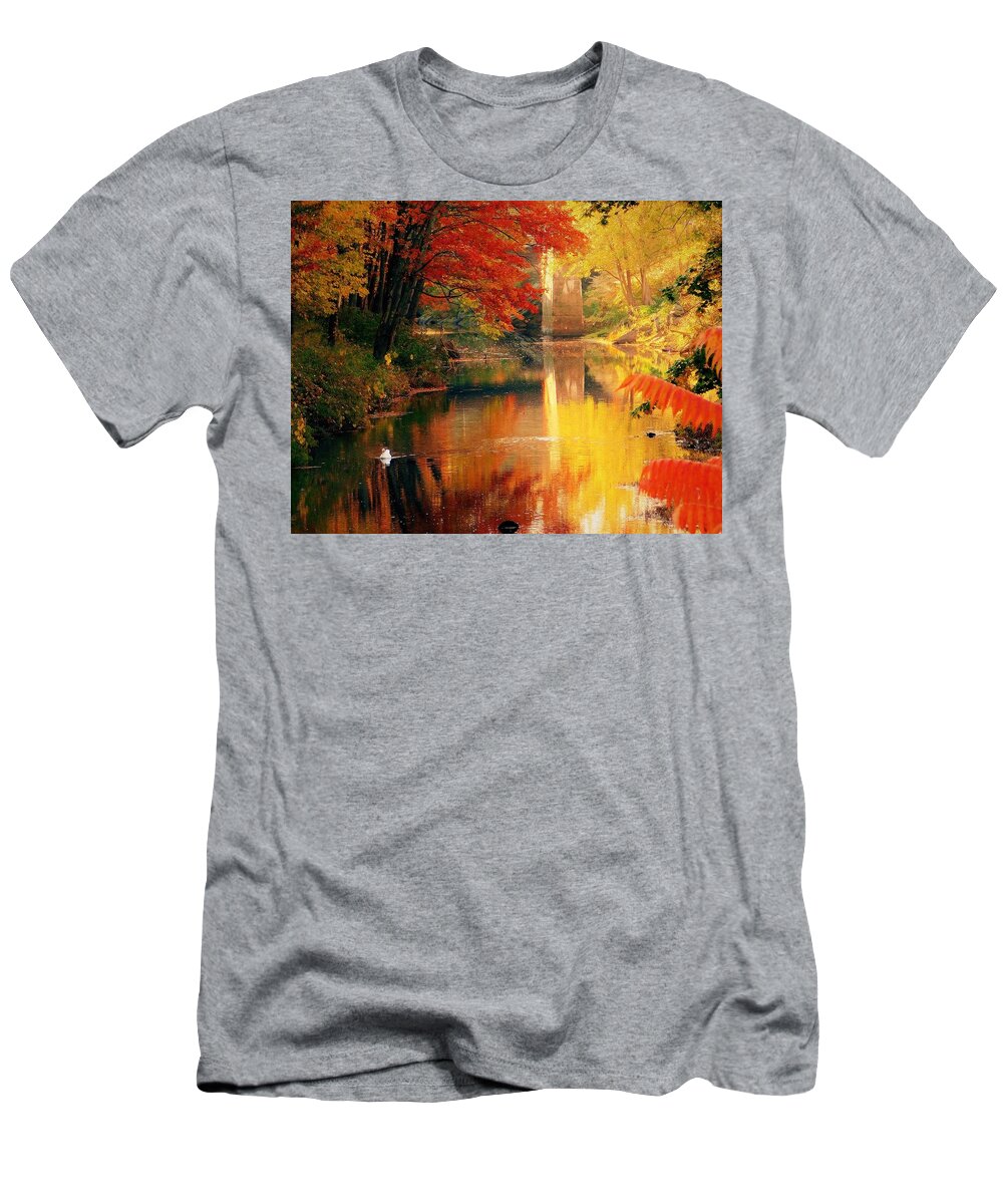 - Epping Nh Sunrise T-Shirt featuring the photograph - Epping NH Sunrise by THERESA Nye