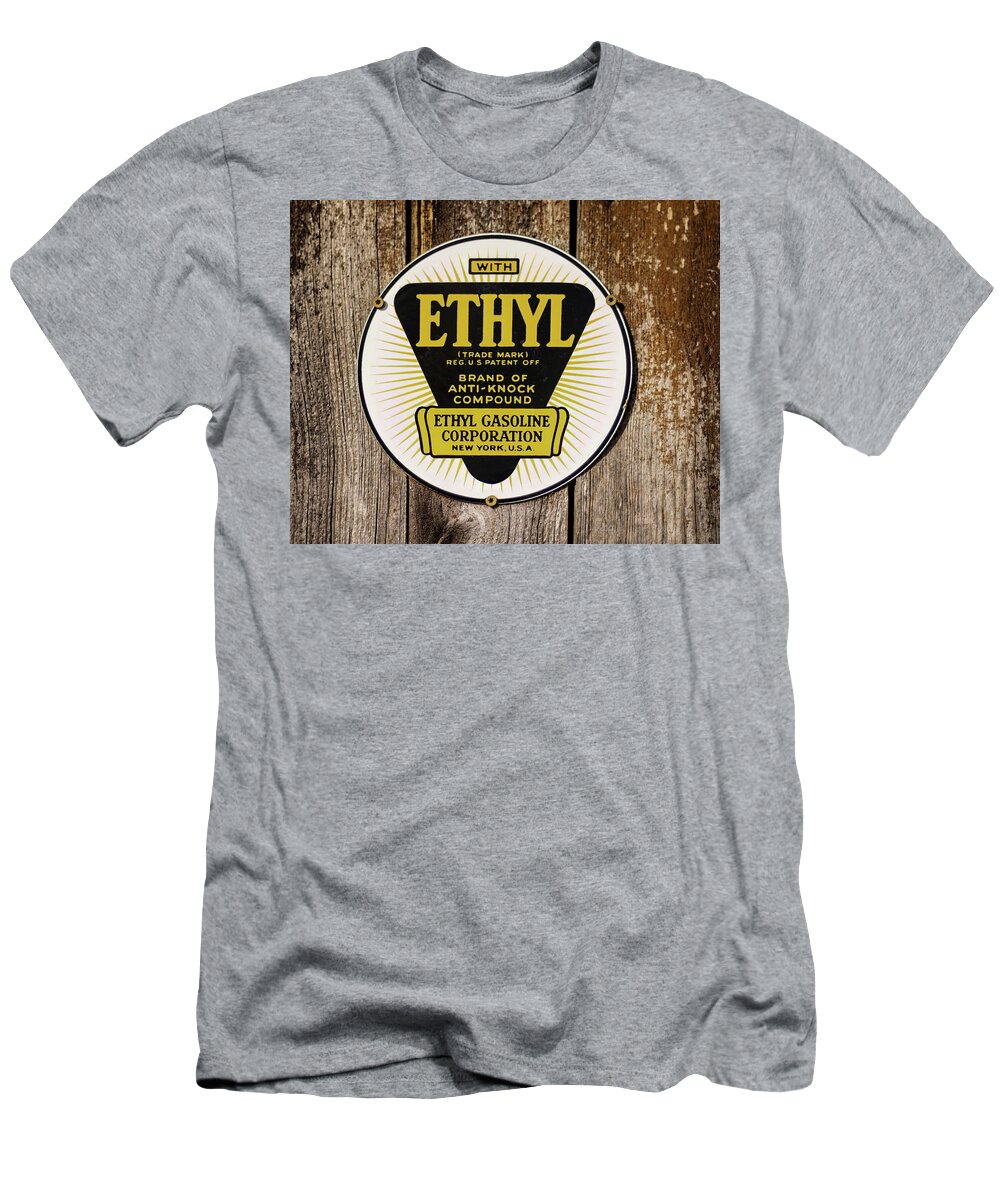 Ethyl T-Shirt featuring the photograph Ethyl Gasoline Corp by Flees Photos