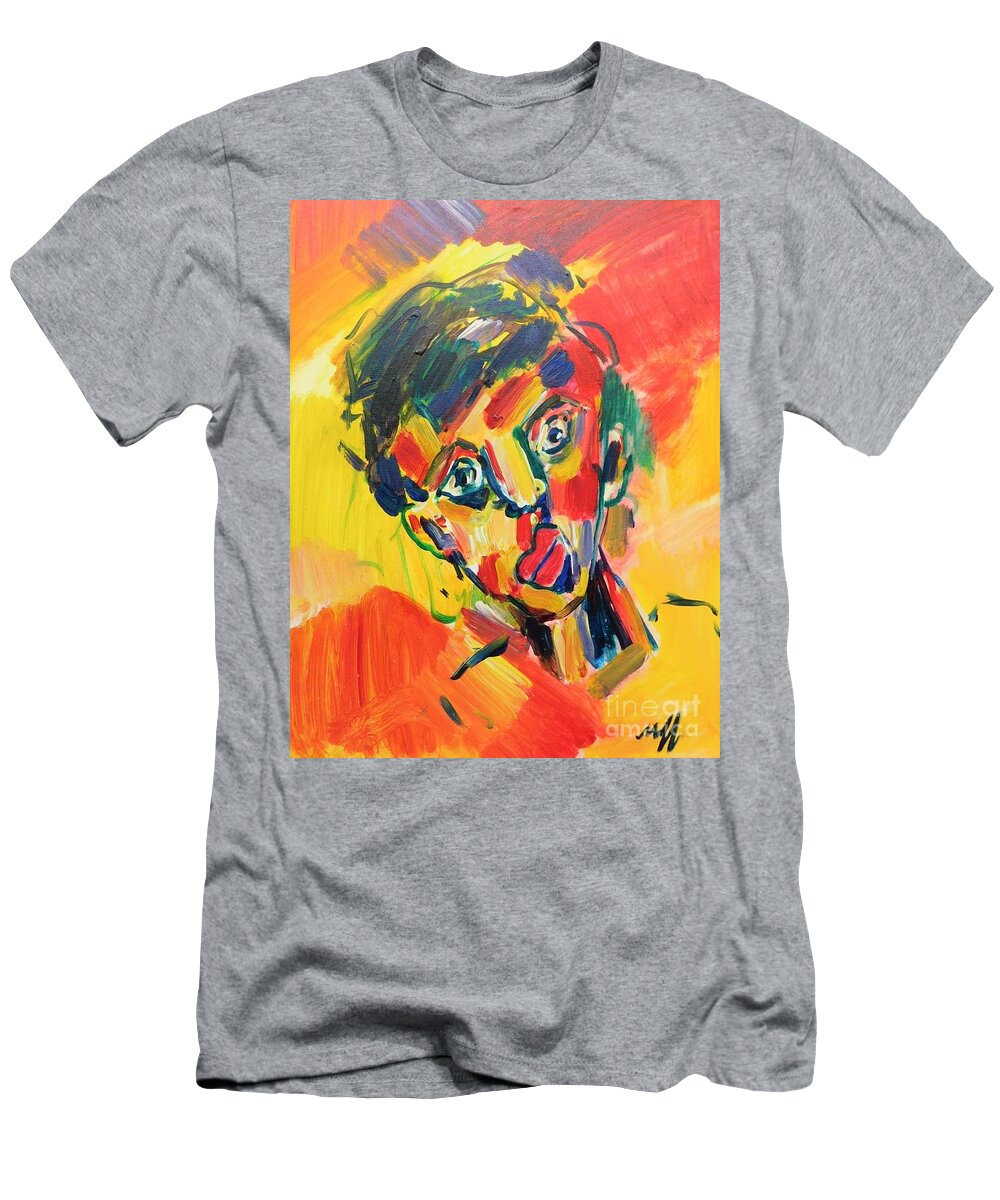 Abstract Painting T-Shirt featuring the painting Mr Bojangles by Scott Sladoff