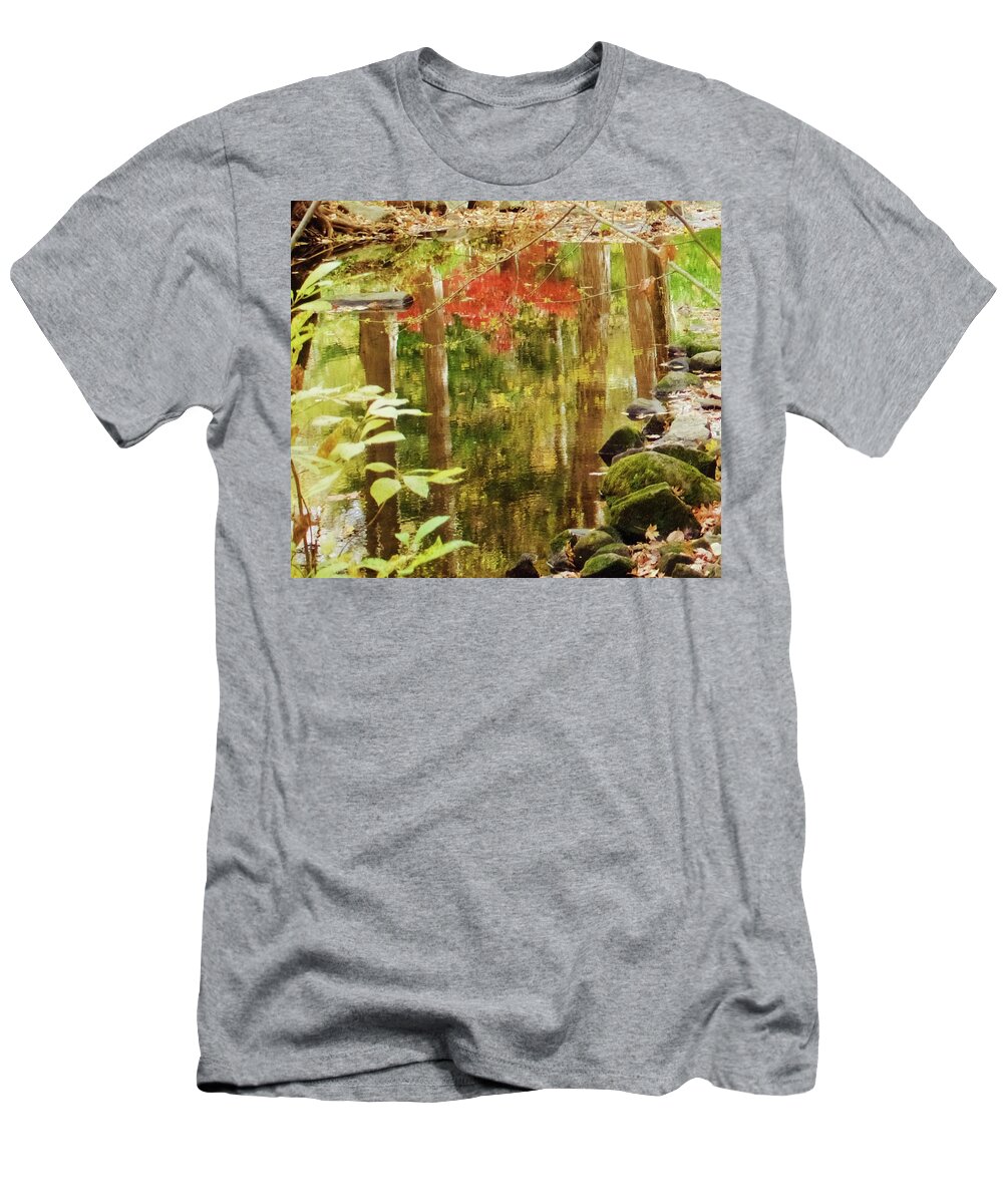 Autumn T-Shirt featuring the photograph Fall Parallels by Denise Benson