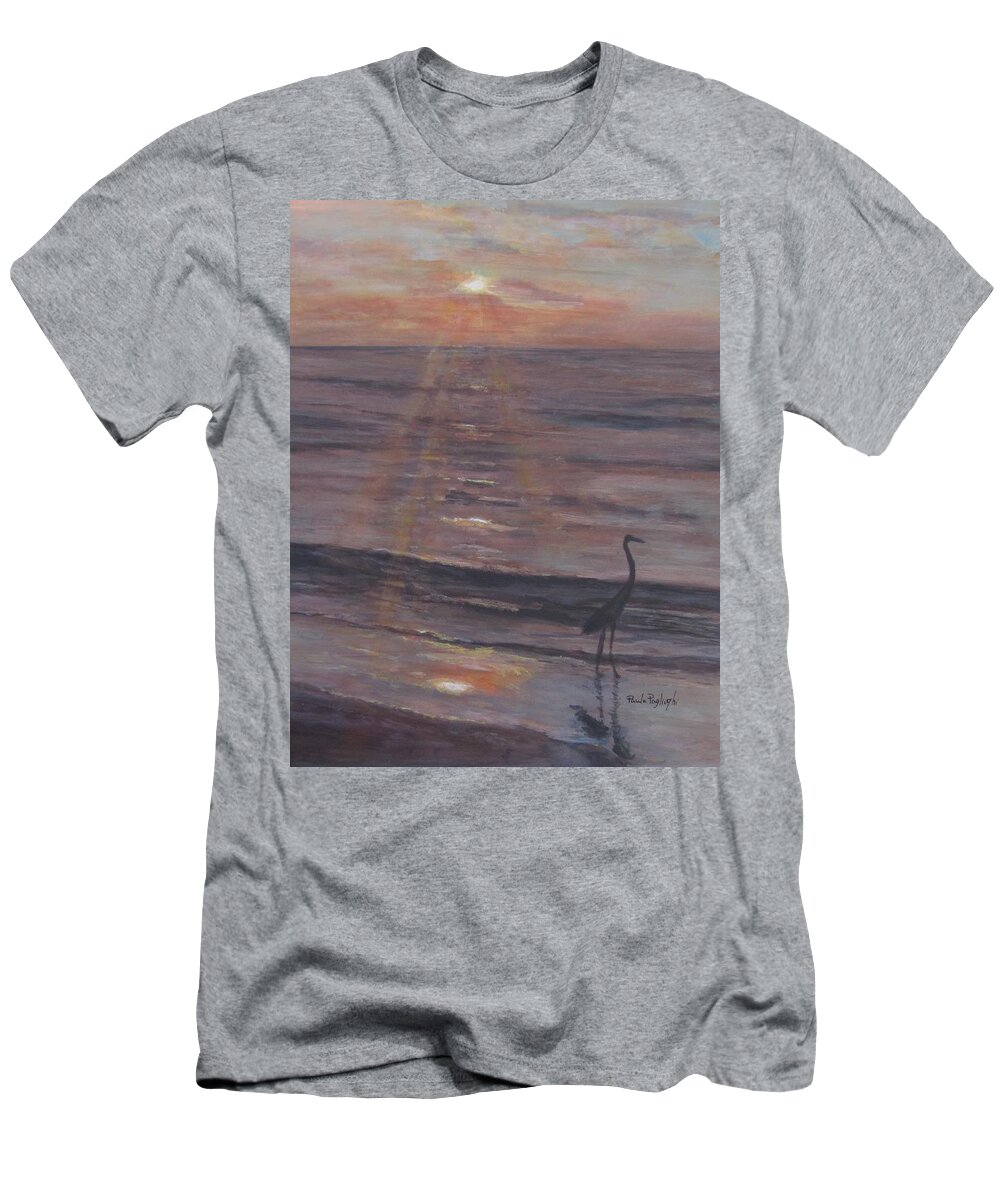 Painting T-Shirt featuring the painting Feel The Warmth by Paula Pagliughi