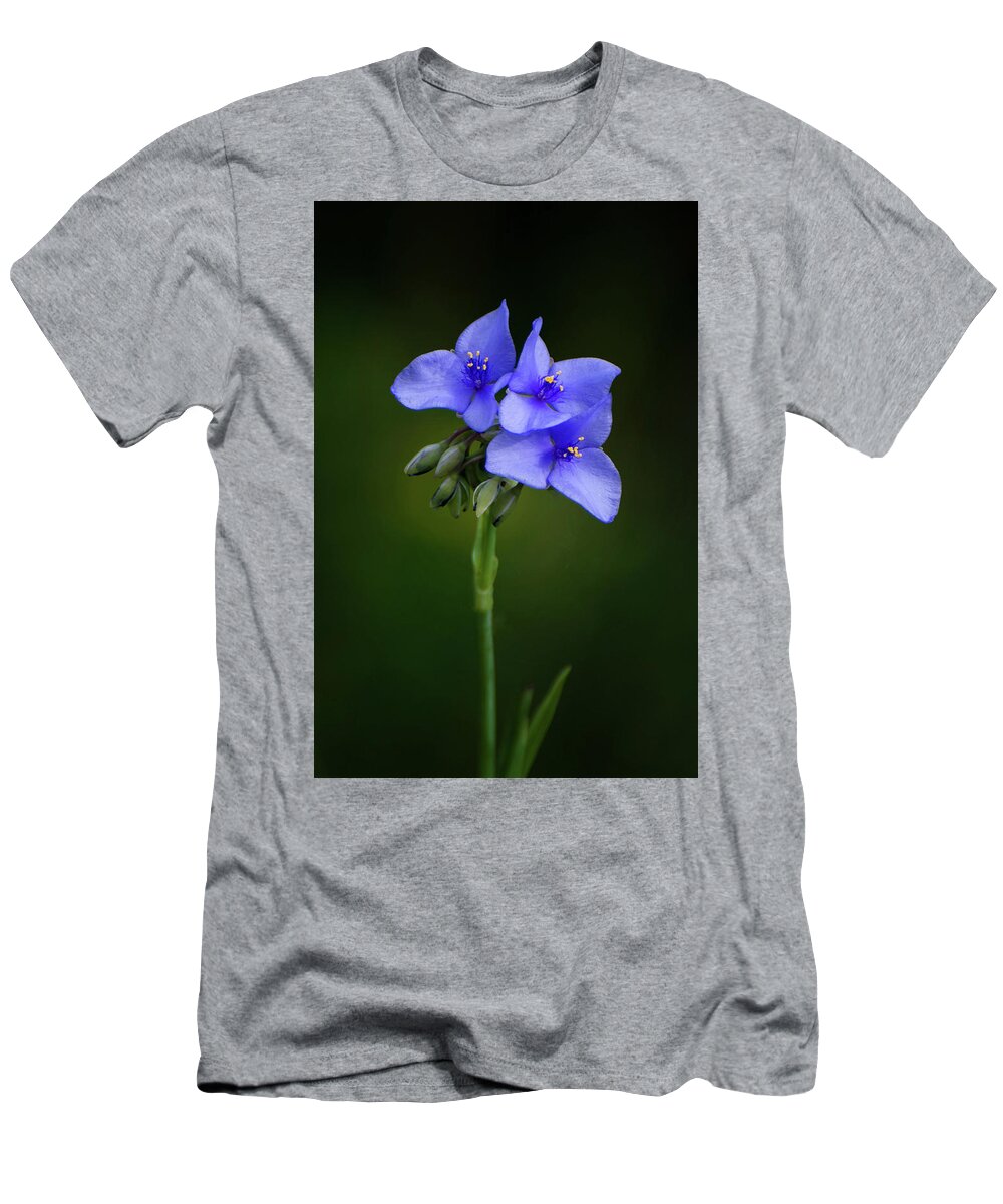 Nature T-Shirt featuring the photograph Feeling Blue by Linda Shannon Morgan