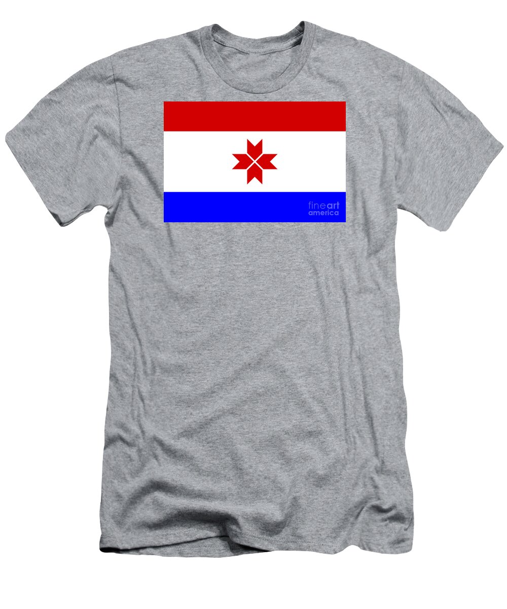 Mordovia T-Shirt featuring the digital art Flag of Mordovia by Sterling Gold