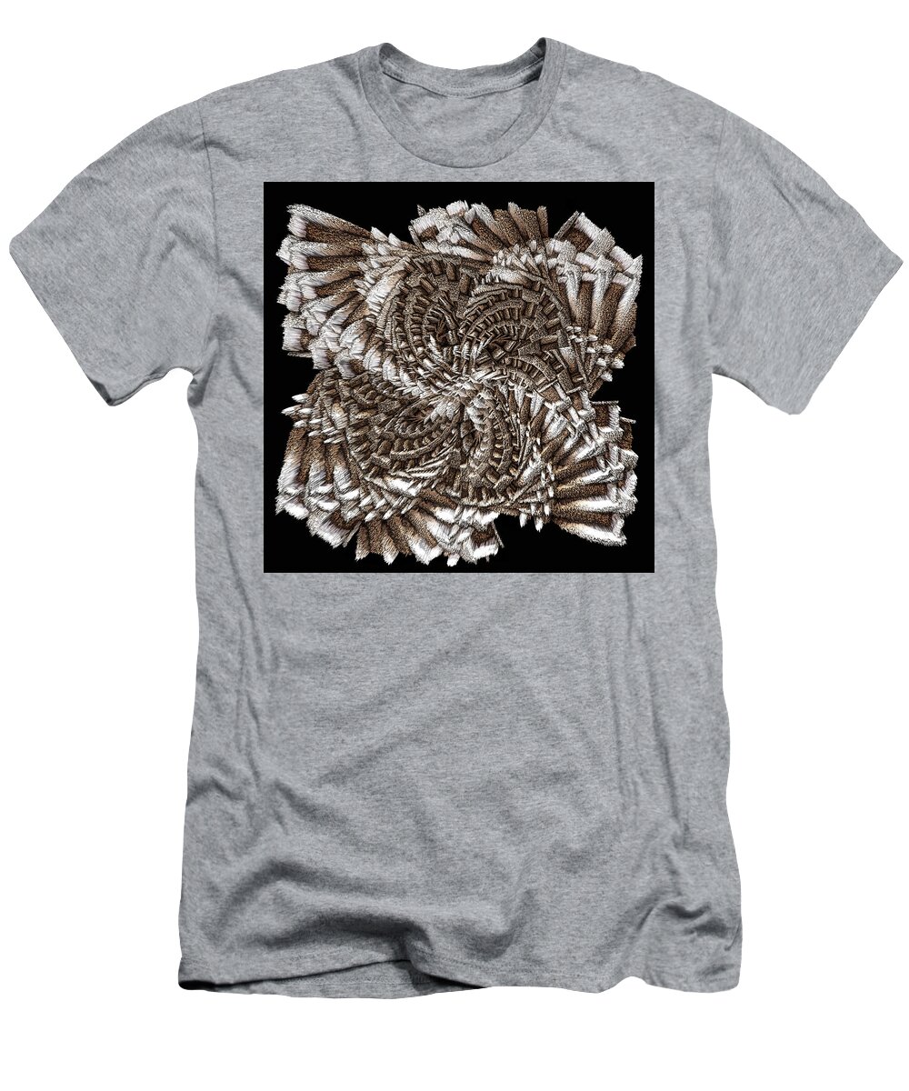 Fractal T-Shirt featuring the digital art Flowering Fractal by Jim Signorelli