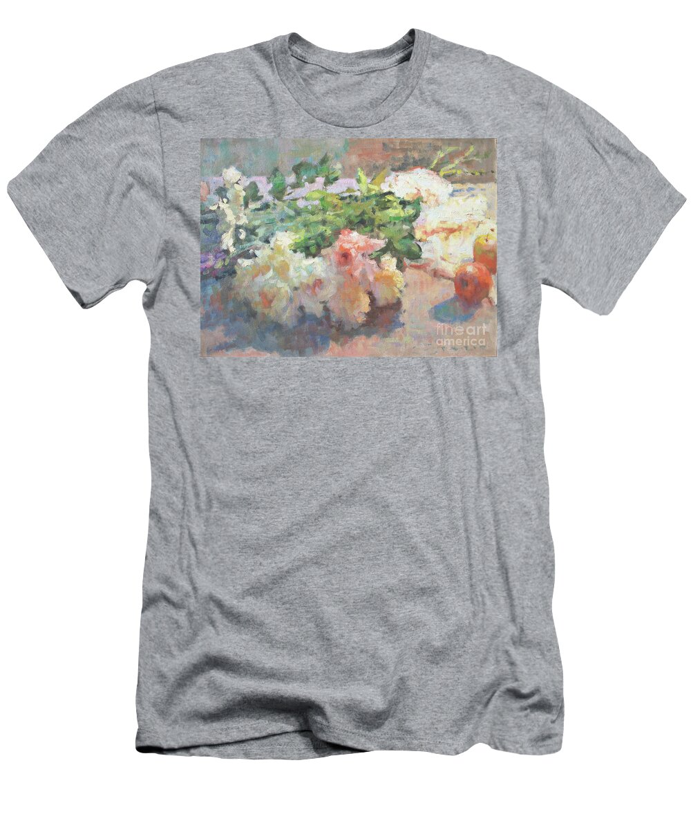 Flowers T-Shirt featuring the painting Flowers In The Sun by Jerry Fresia
