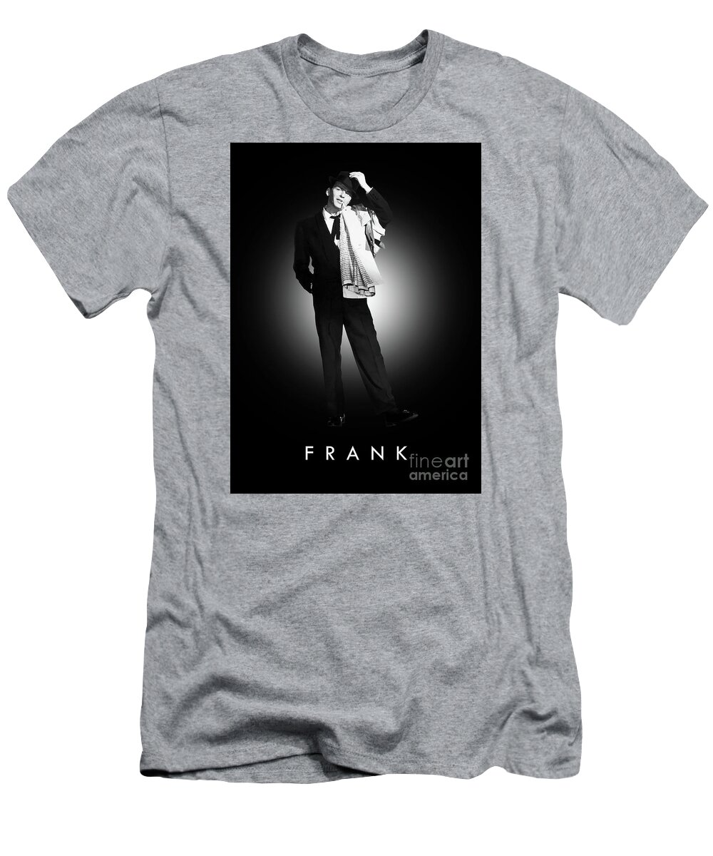 Frank Sinatra T-Shirt featuring the digital art Frank Sinatra by Bo Kev