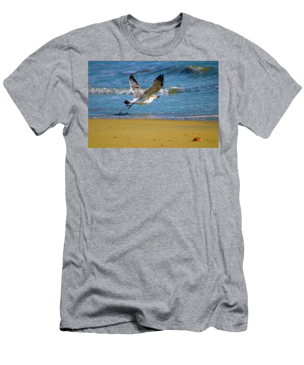 Birds T-Shirt featuring the photograph Freedom of Flight by Marcus Jones