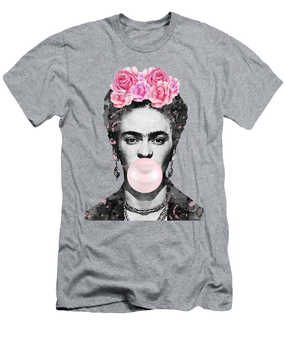 Frida Kahlo T-Shirt bubble gum Viva La Vida 