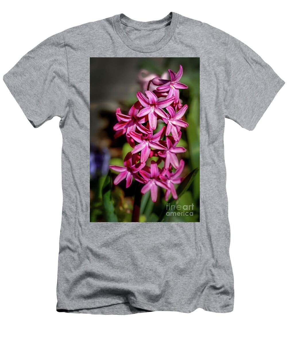 Fuchsia T-Shirt featuring the photograph Fuchsia hyacinth by The P