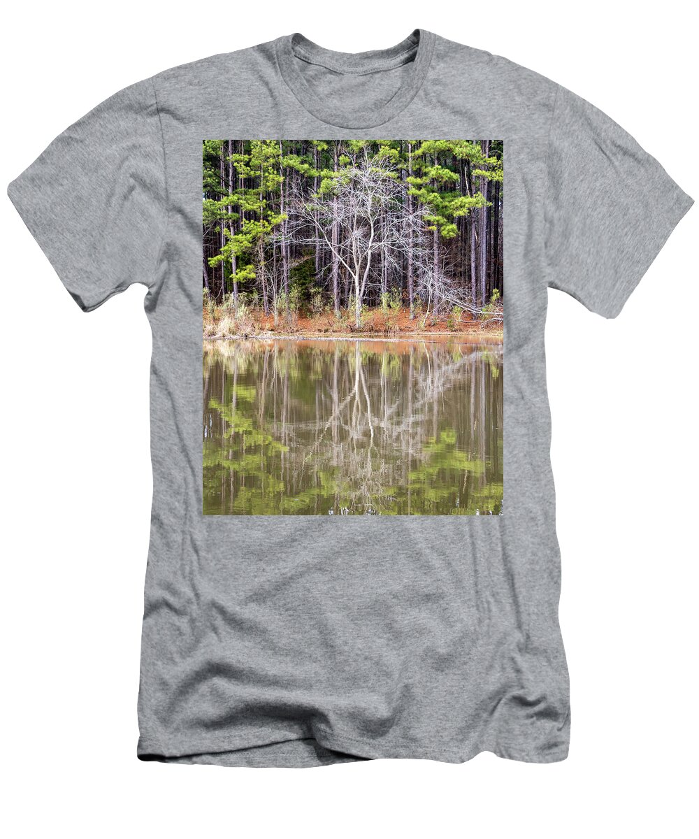 Reflection T-Shirt featuring the photograph Ghost Tree Reflection by Rick Nelson