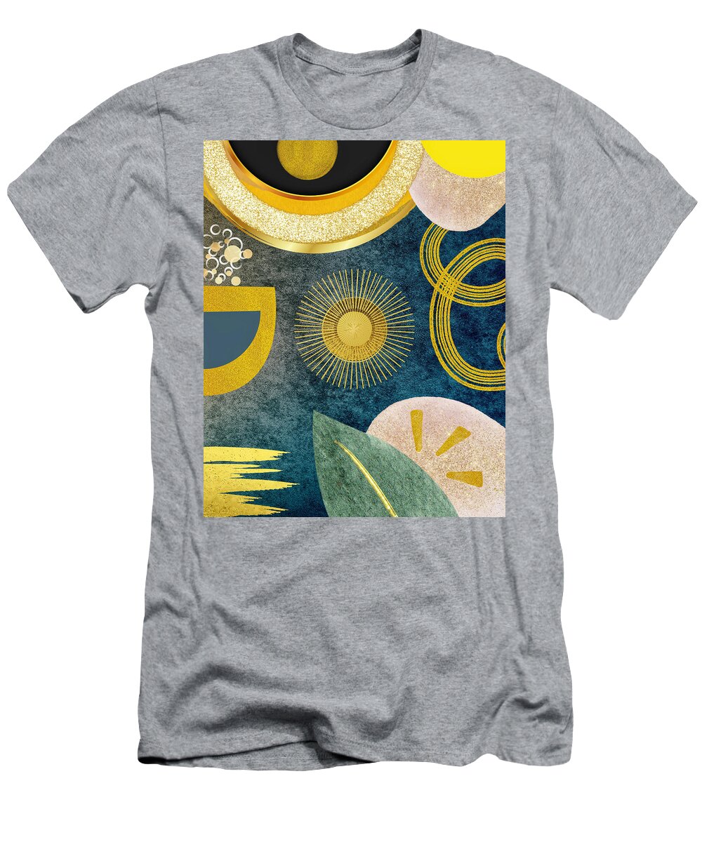 Contemporary Art T-Shirt featuring the mixed media Good Morning by Canessa Thomas