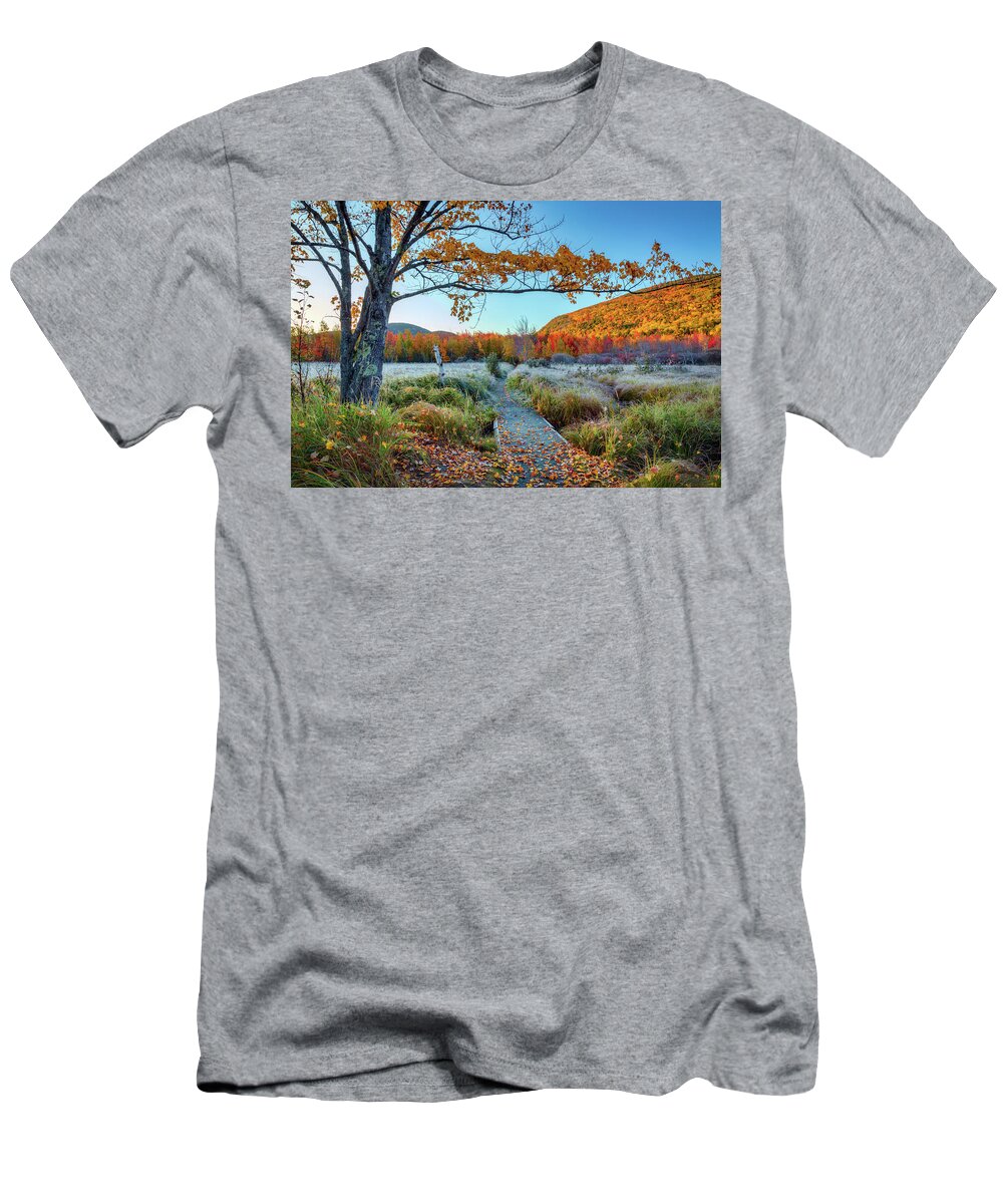 Autumn T-Shirt featuring the photograph Great Meadows 34a1095 by Greg Hartford