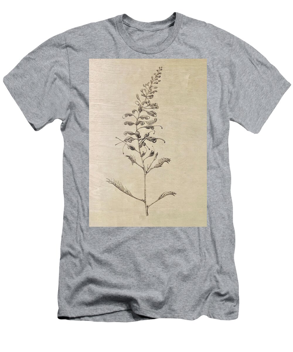 Grevillea T-Shirt featuring the painting Grevillea by Franci Hepburn