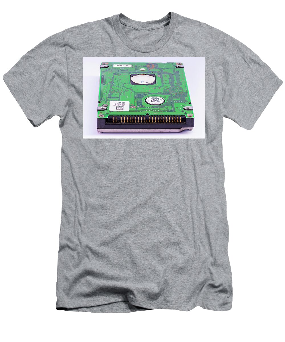 Hard Drive T-Shirt featuring the photograph Hard drive 2 by Steev Stamford