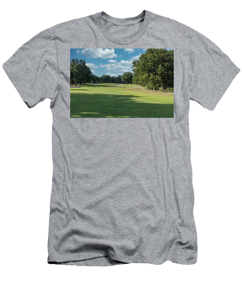 Cimarron Hills T-Shirt featuring the photograph Hole #3 by John Johnson