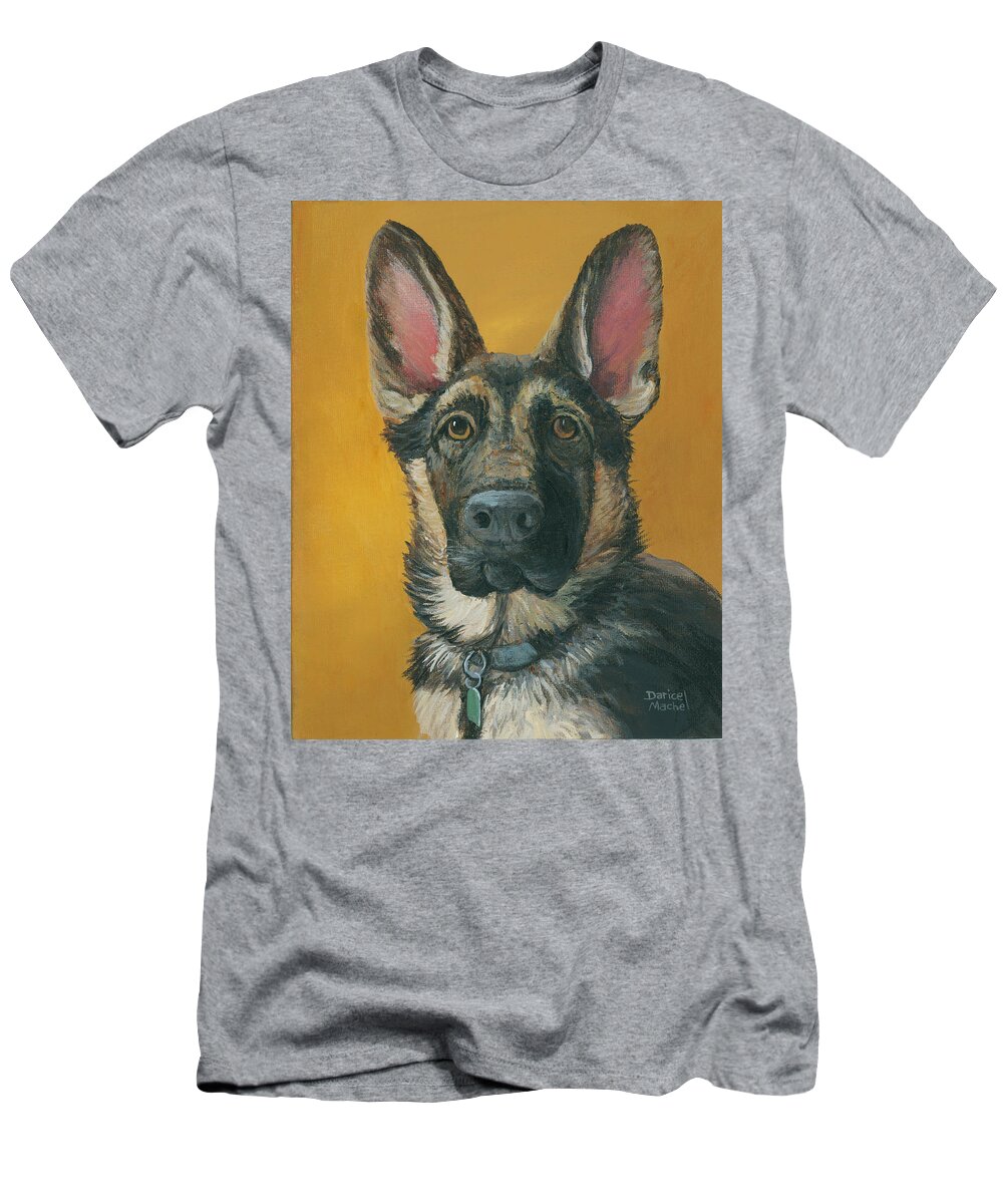 Dog T-Shirt featuring the painting Iashma by Darice Machel McGuire