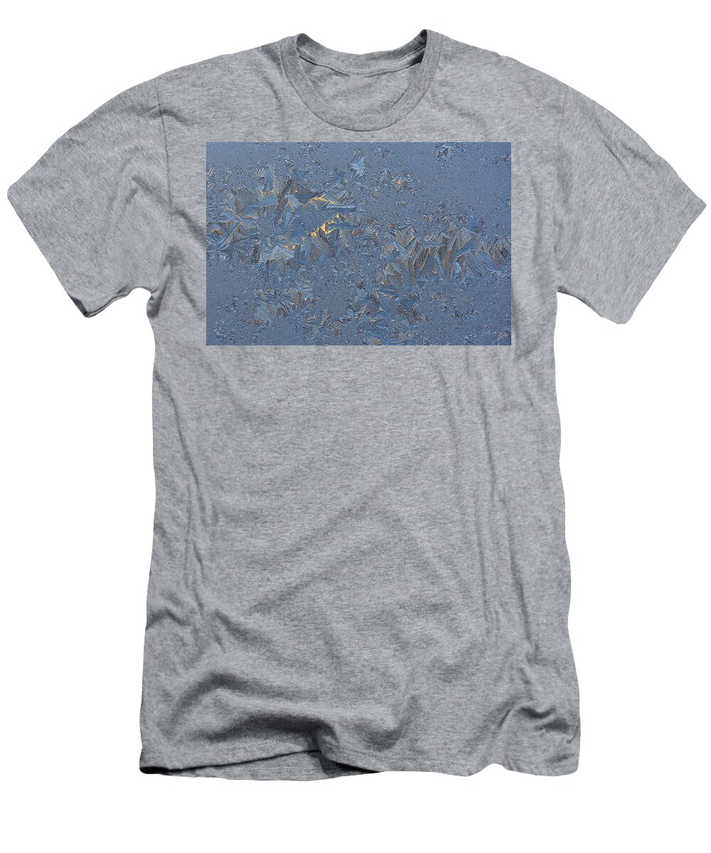 Focus Blend T-Shirt featuring the photograph Ice Feathers by James Covello