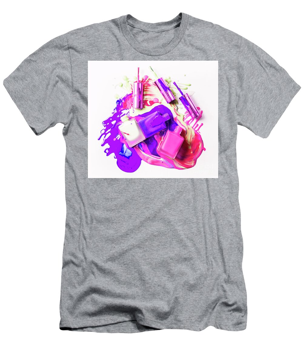Abstract T-Shirt featuring the photograph Impact by Jorgo Photography