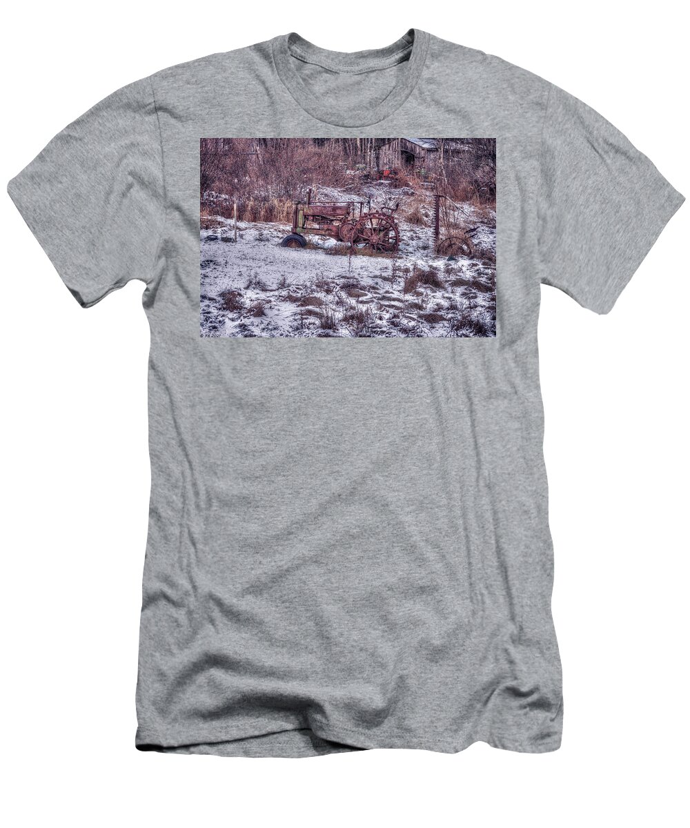 Country T-Shirt featuring the photograph Implements of Past-Time by Richard Bean