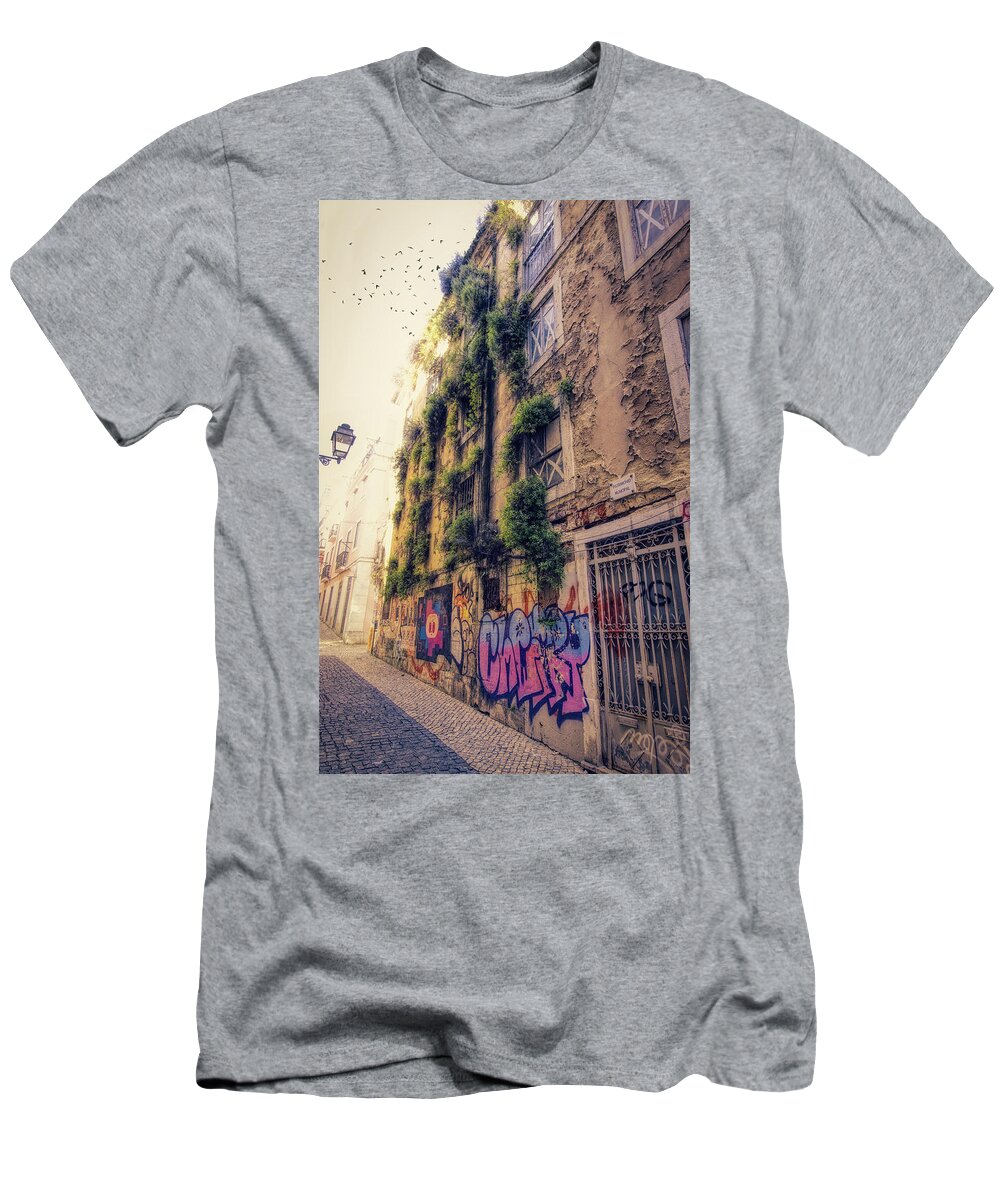 Old Building T-Shirt featuring the photograph Infested house by Micah Offman