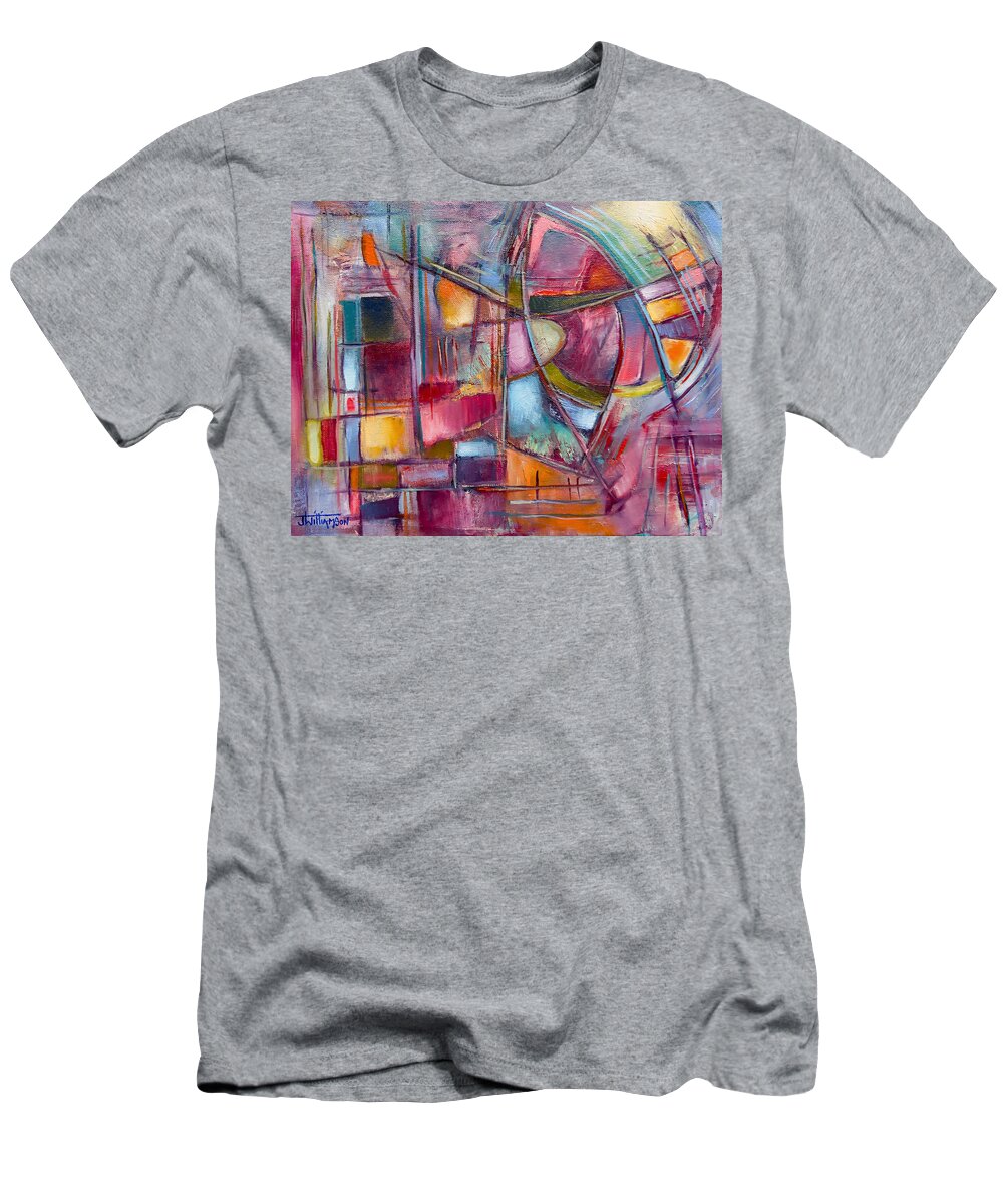 Oil On Canvas T-Shirt featuring the painting Internal Dynamics # 8 by Jason Williamson