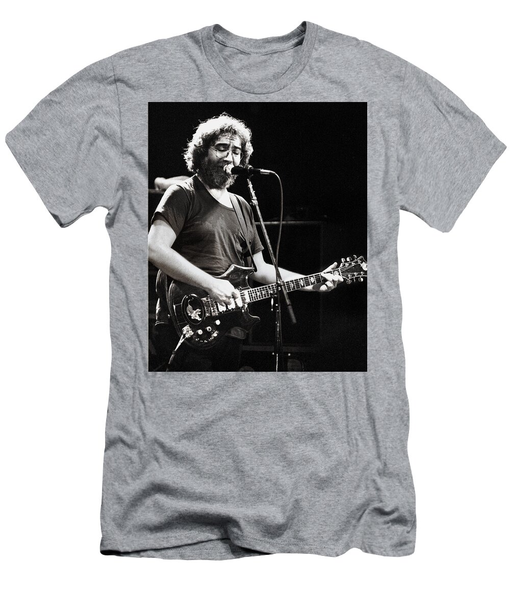 Jerry Garcia 1981 T-Shirt by Chuck Spang - Pixels