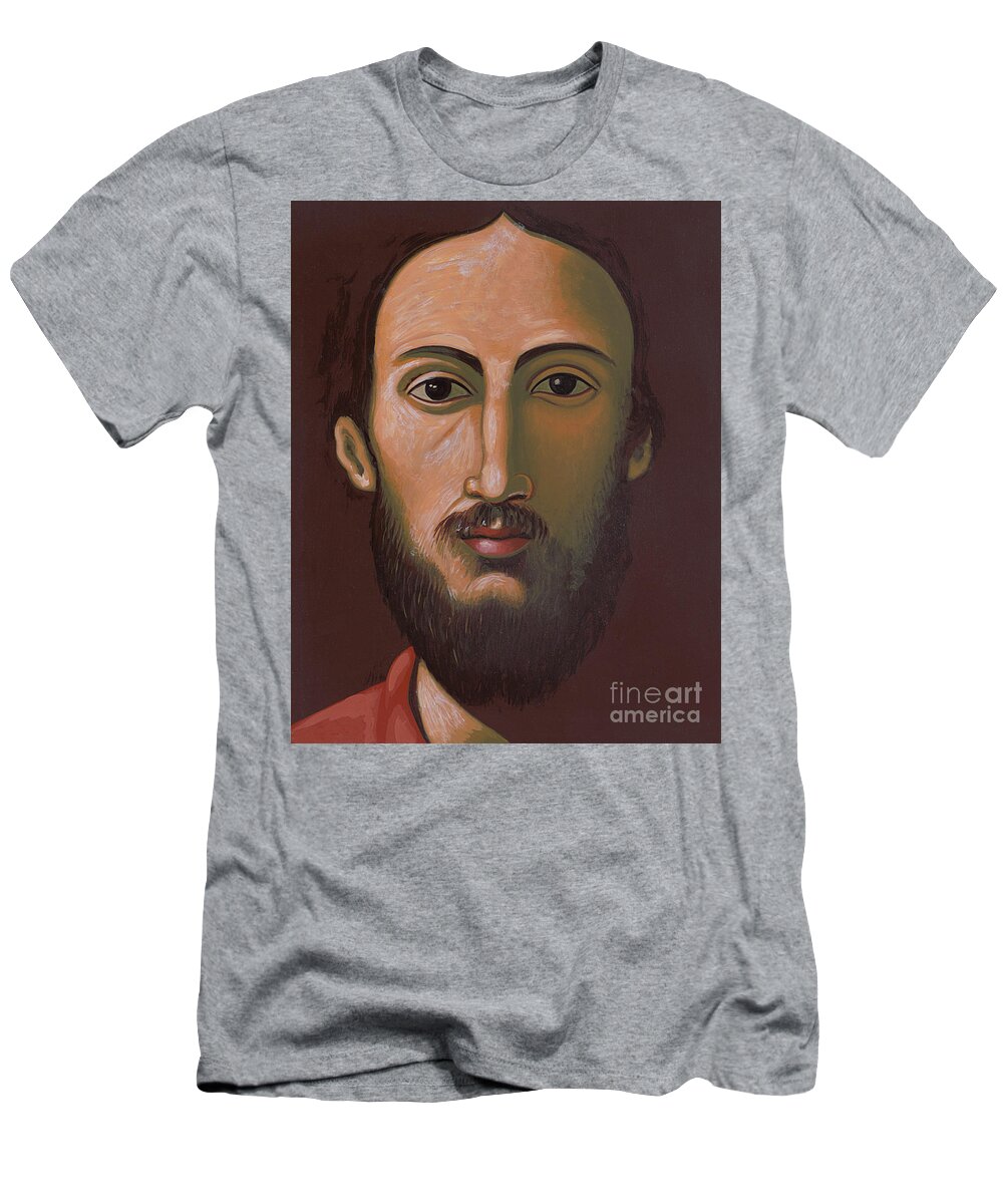 Jesus After Jose Ribera T-Shirt featuring the painting Jesus after Jose Ribera 321  by William Hart McNichols