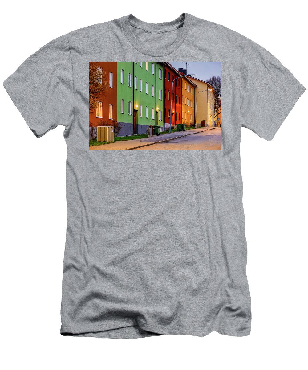 Europe T-Shirt featuring the photograph Junkargatan Stockholm by Alexander Farnsworth